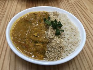 Moqueca de banana at Purana in Sao Paulo