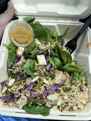 Toga Rashi warm salad/bowl  at Whole Harvest in Saratoga Springs