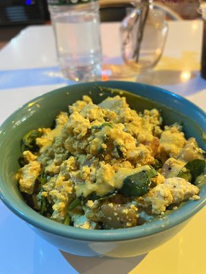 Tofu breakfast bowl  at Whole Harvest in Saratoga Springs