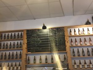 Beers on tap that day at Tacoa in Tenerife