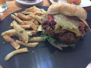 Burger Deluxe at Tacoa in Tenerife