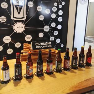Nuestras cervezas artesanales, 100% naturales, sin conservantes ni antioxidantes, sin gas inyectado, sin pasteurizar. at Tacoa in Tenerife