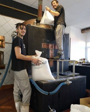 People at work at Tacoa in Tenerife