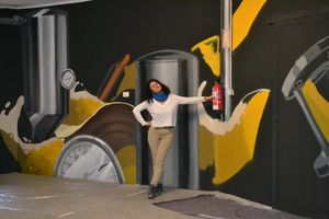 Graffiti by Iker Muro at Tacoa in Tenerife