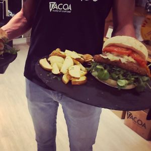 Burger Gourmet Vegan at Tacoa in Tenerife