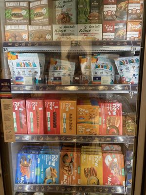 Frozen burgers  at La Fruteria in Rio De Janeiro