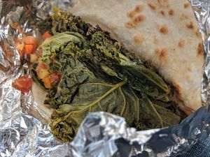 The hippy at Lane's Quickie Tacos in Fairbanks