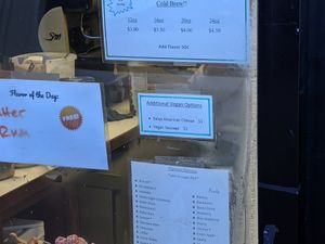 Cheese and sausage too at Mocha Dan's in Fairbanks