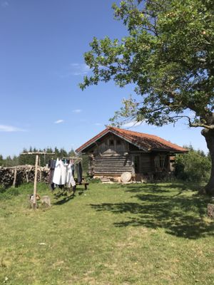 The log cabin at Camping et Gites Brenazet in Vernusse