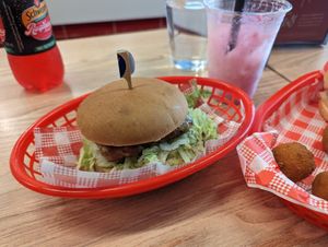 Fish burger at Lord of the Fries in Newtown