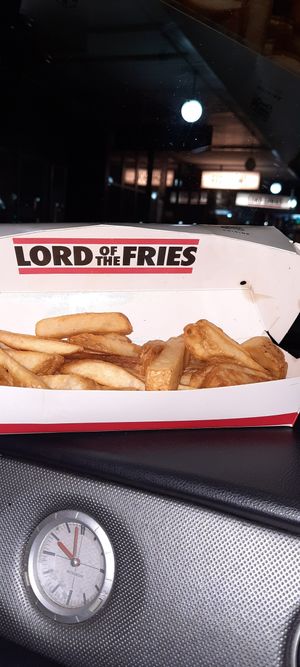 Chunky chips at Lord of the Fries in Newtown
