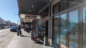 Street view at Lord of the Fries in Newtown