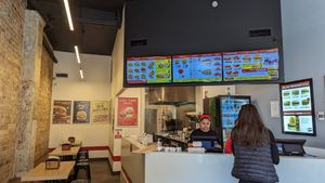 Street view at Lord of the Fries in Newtown