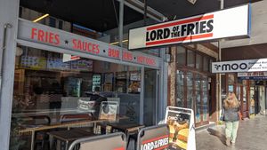 Street view at Lord of the Fries in Newtown