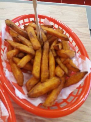 Sweet fried pots at Lord of the Fries in Newtown