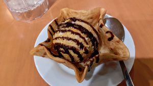 Vegan Fried Ice Cream at La Fiesta Chatham in Springfield