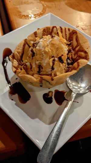 Vegan Fried Ice Cream at La Fiesta Chatham in Springfield