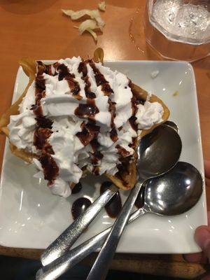 Vegan fried ice cream at La Fiesta Chatham in Springfield