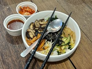 Bibimbap   at Miso Kimchi in Tanah Rata