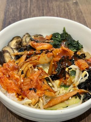 Mixed up bibimbap   at Miso Kimchi in Tanah Rata