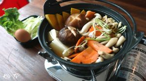 Veggie Nabe (Japanese Hotpot) at Miso Kimchi in Tanah Rata