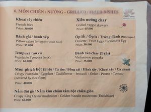 Menu #Veganuary at Chay Corner in Da Nang