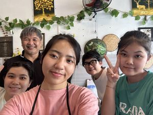 Friendly owner and staffs  at Chay Corner in Da Nang