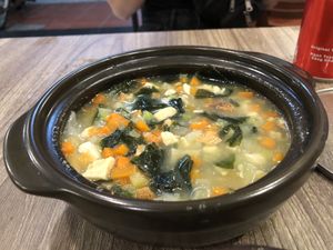 Dumpling soup  at Chay Corner in Da Nang