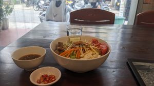 vermicelli veg bowl - pleasant enough at Chay Corner in Da Nang