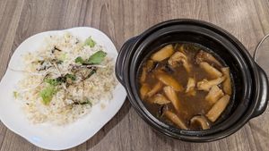 King oyster mushroom at Chay Corner in Da Nang