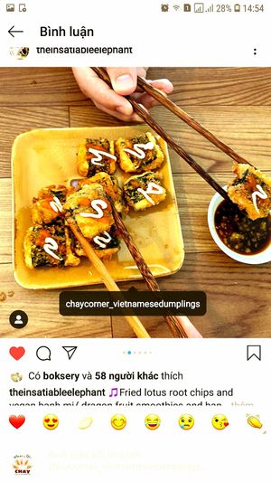 Crispy tofu at Chay Corner in Da Nang