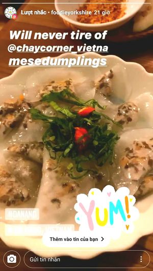 Dumplings at Chay Corner in Da Nang