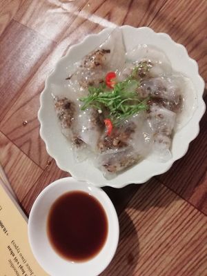 Mushrooms dumplings (S) at Chay Corner in Da Nang