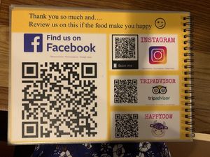 Menu at Chay Corner in Da Nang