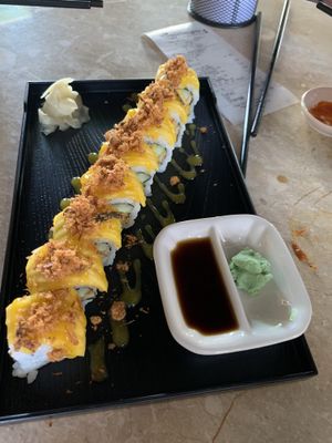 Mango sushi. Highly recommended!  at Veggie Delights in Ipoh
