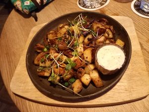 Veganes Gröstl at Tante Förster in Furth