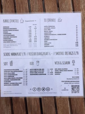 Newest Menue 2 at La Manufacture in Basel