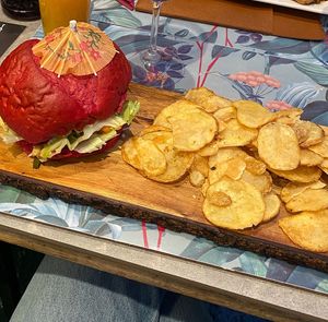 vegan burger - 14€  at Stressfree in Vila Nova De Milfontes