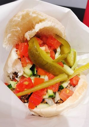 Falafel at Falafel Bar in Harrow