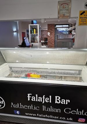 Falafel bar at Falafel Bar in Harrow