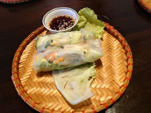 Sommerrollen mit Tofu at Goc Pho in Frankfurt