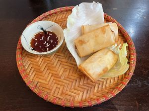 Spring rolls  at Goc Pho in Frankfurt