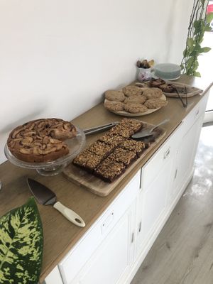 Cakes of the day  at Nymphea in Porto-vecchio