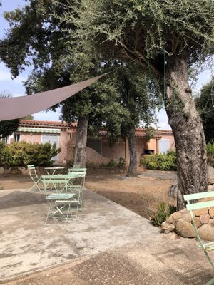 Yard   at Nymphea in Porto-vecchio