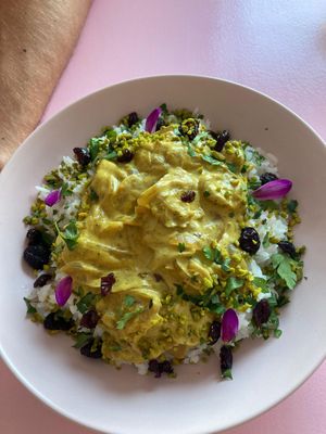 Curry (Tagesmenü)  at Nymphea in Porto-vecchio