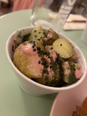 Potatoes Salad  at Nymphea in Porto-vecchio