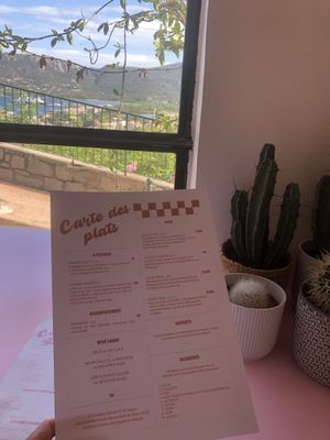 Menue   at Nymphea in Porto-vecchio