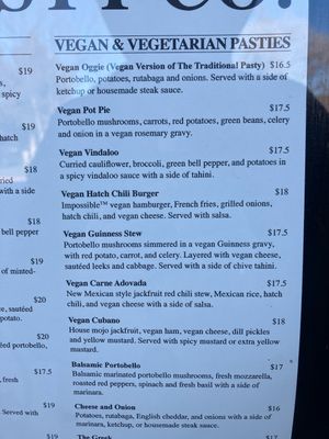   at Cornish Pasty Co in Flagstaff