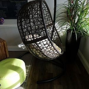 Funky seating  at Smoosh in Pembroke