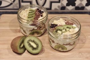 Vegan parfait at MoMa in Mons